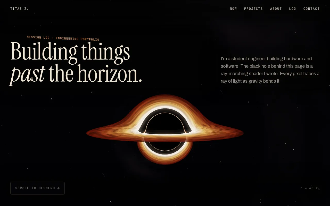 Screenshot of titasz.pages.dev