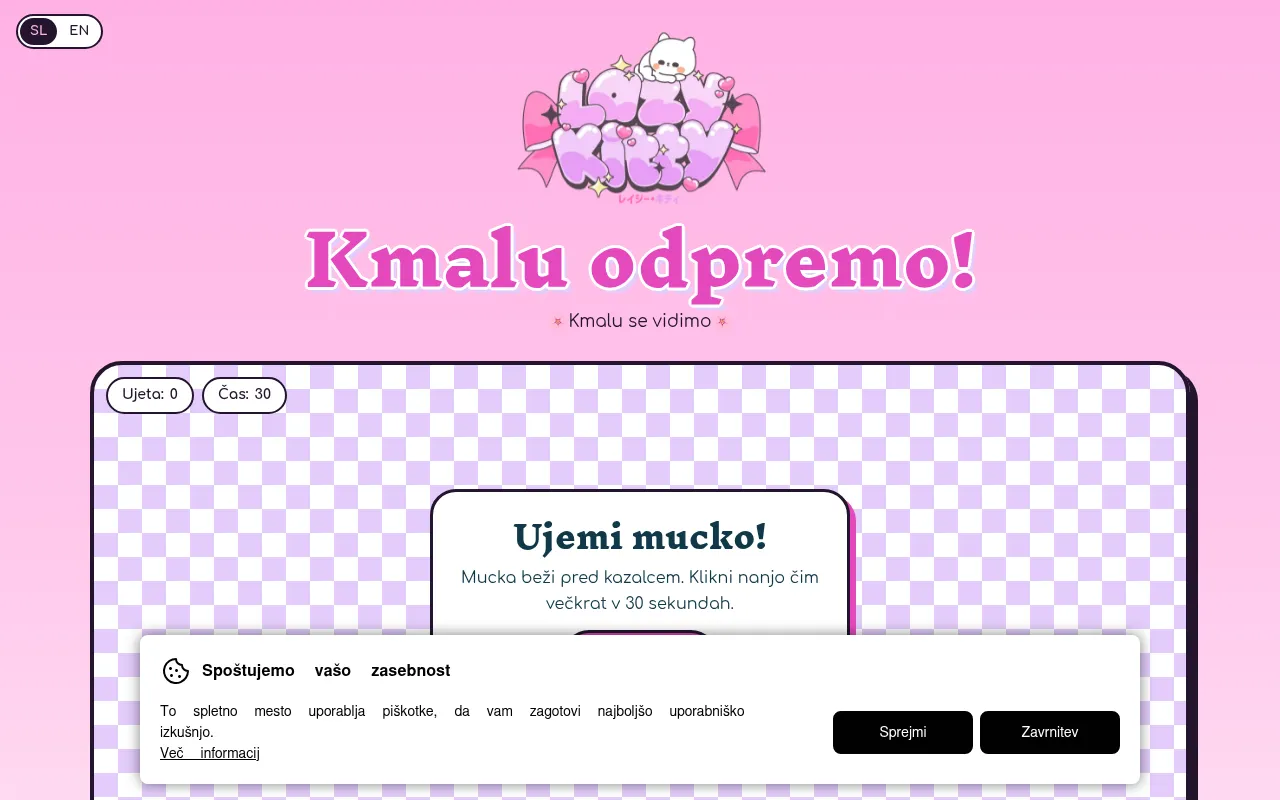 Screenshot of lazykitty.si