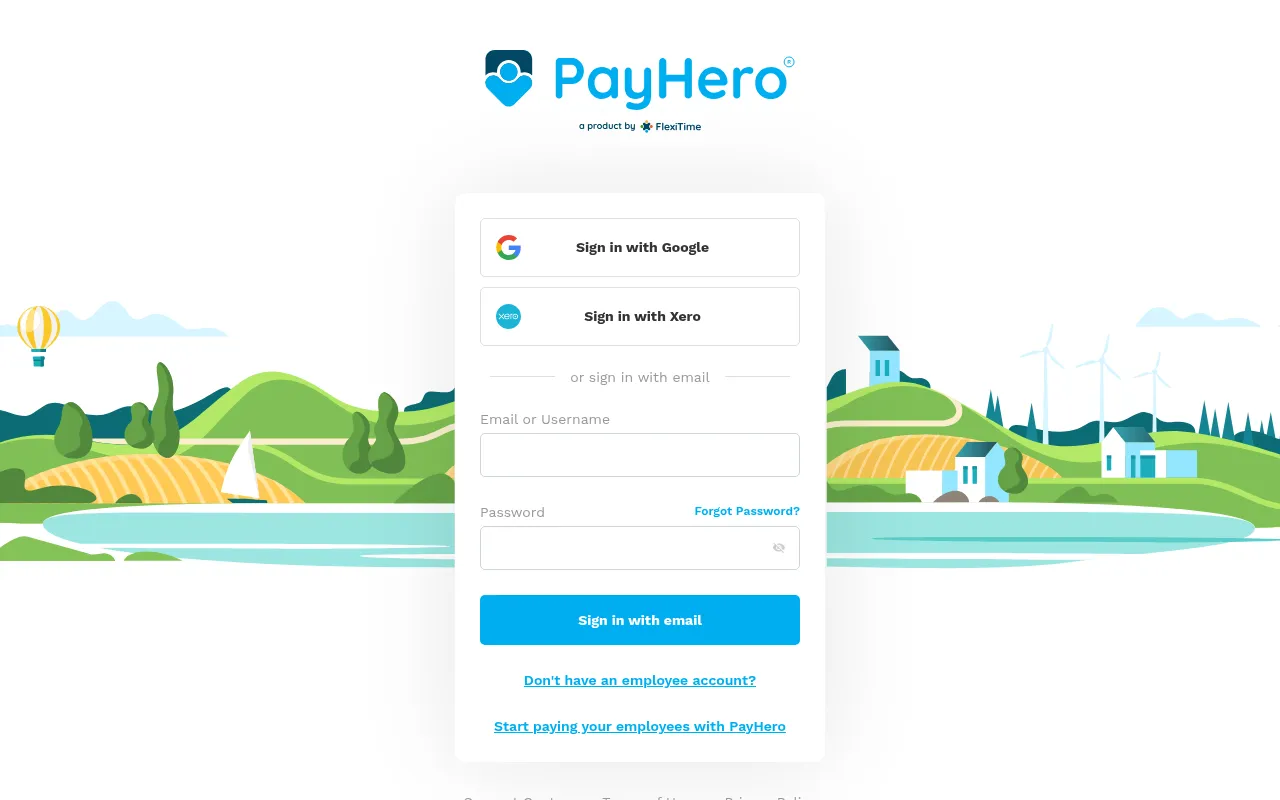 Screenshot of portal.payhero.co.nz
