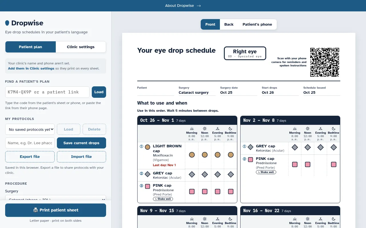 Screenshot of dropwise.archandave101.workers.dev