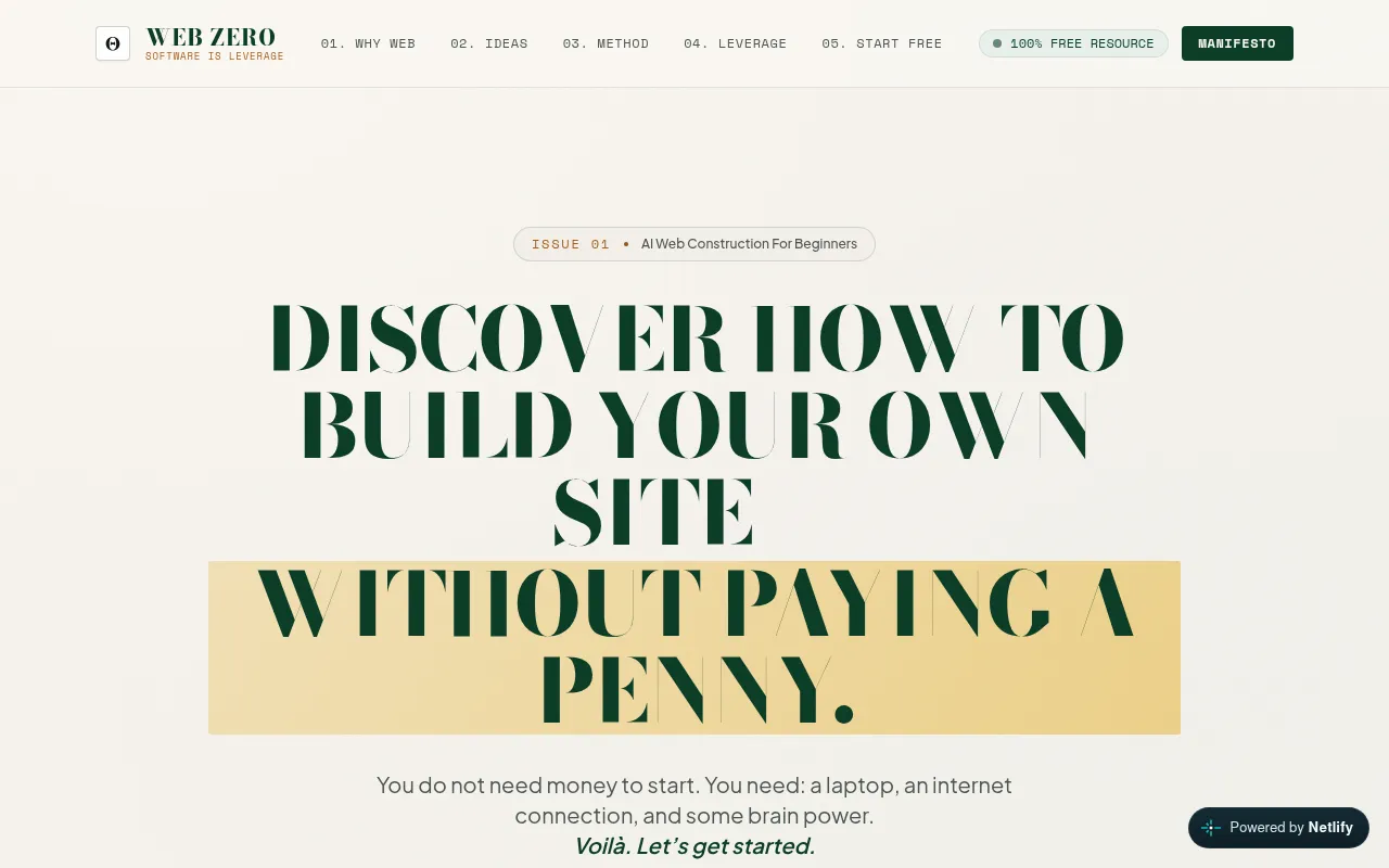 Screenshot of spontaneous-narwhal-b54dfa.netlify.app