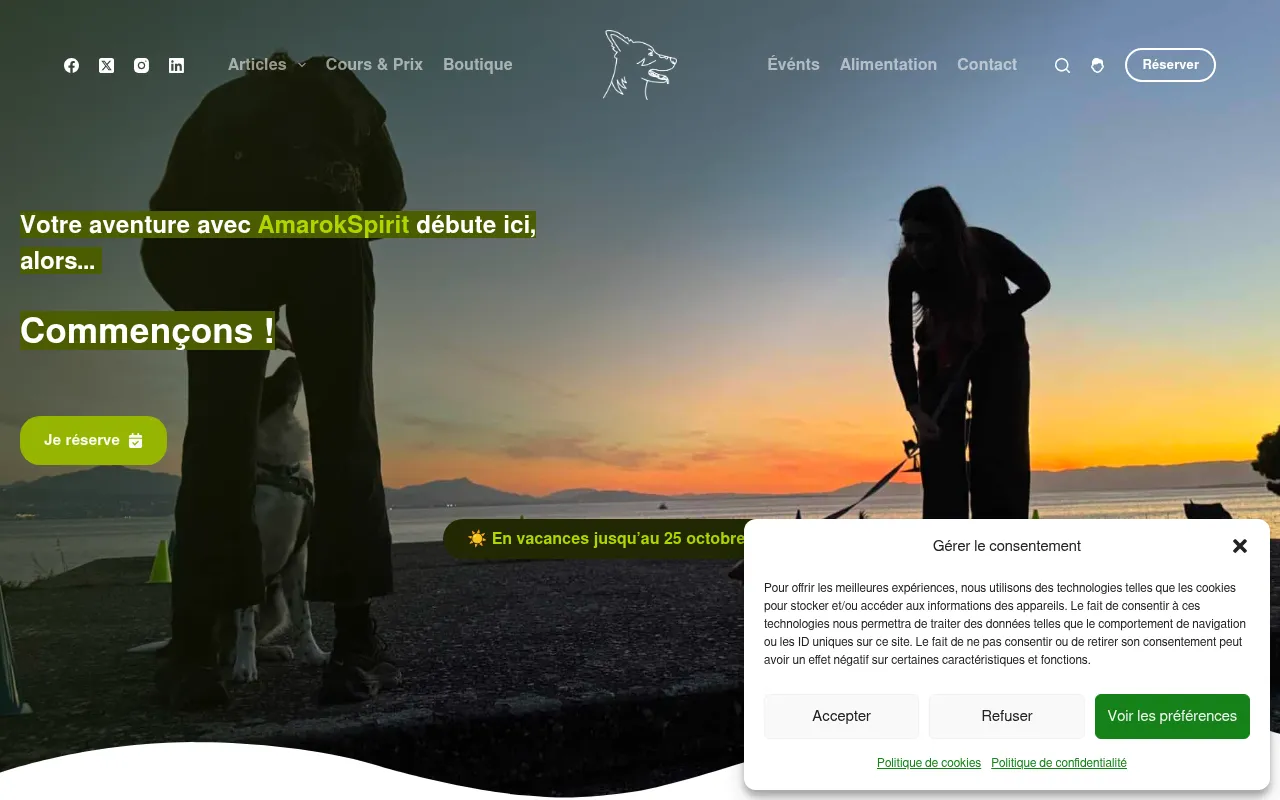 Screenshot of amarokspirit.ch