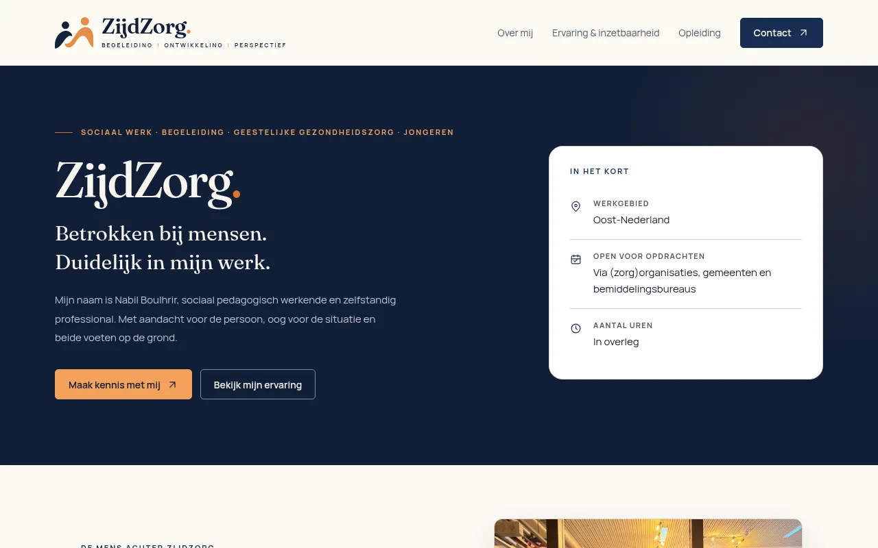 Screenshot of zijdzorg.nl