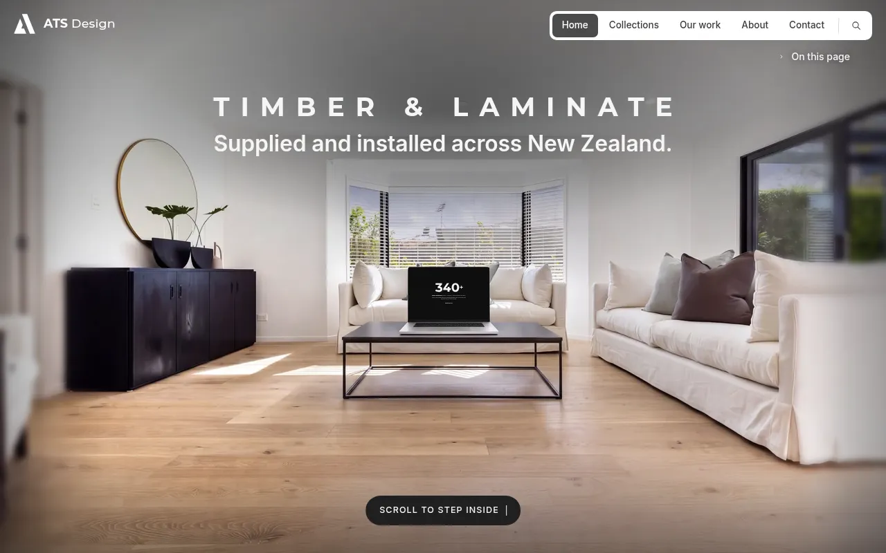 Screenshot of atsdesign.co.nz