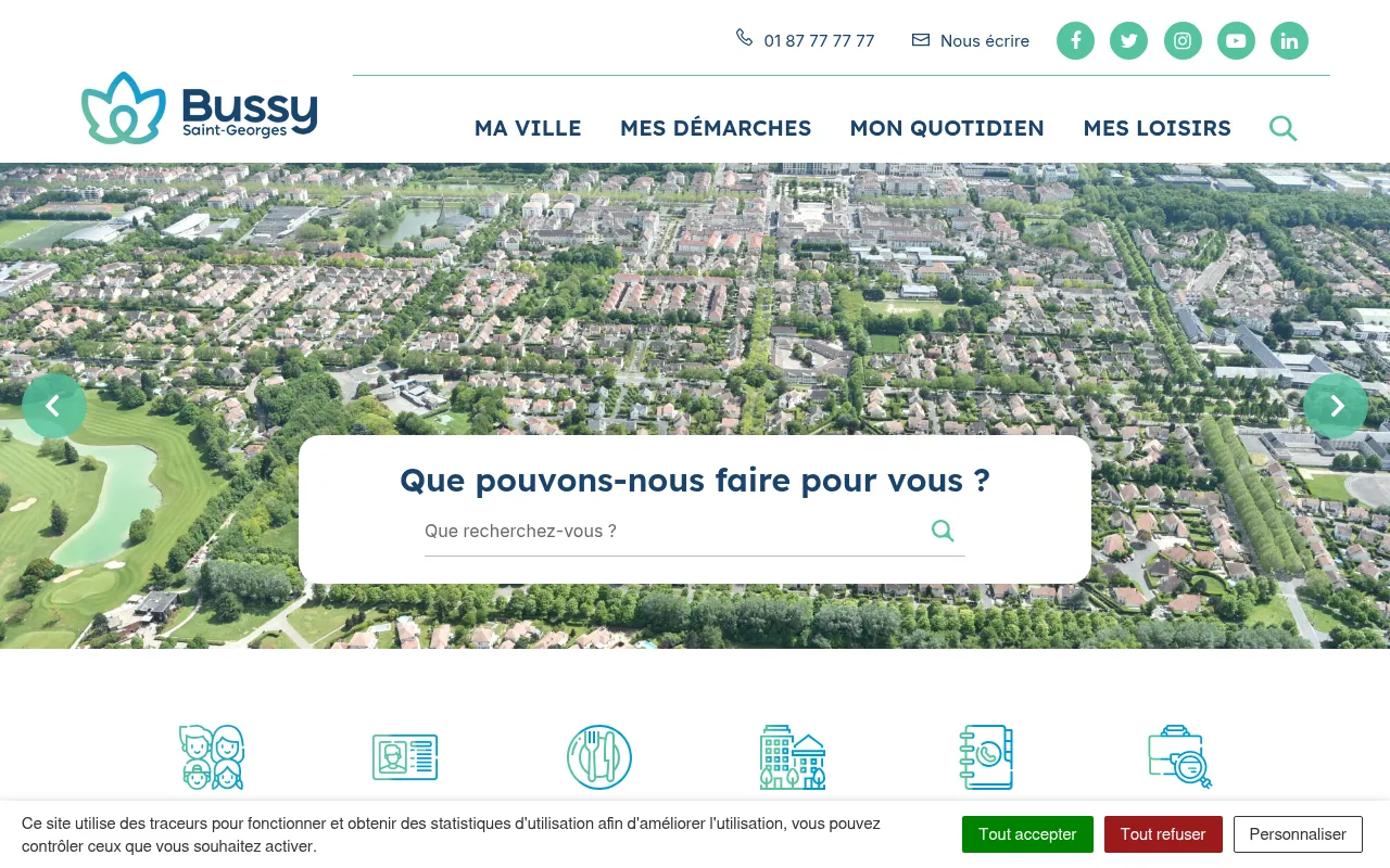bussysaintgeorges.fr screenshot