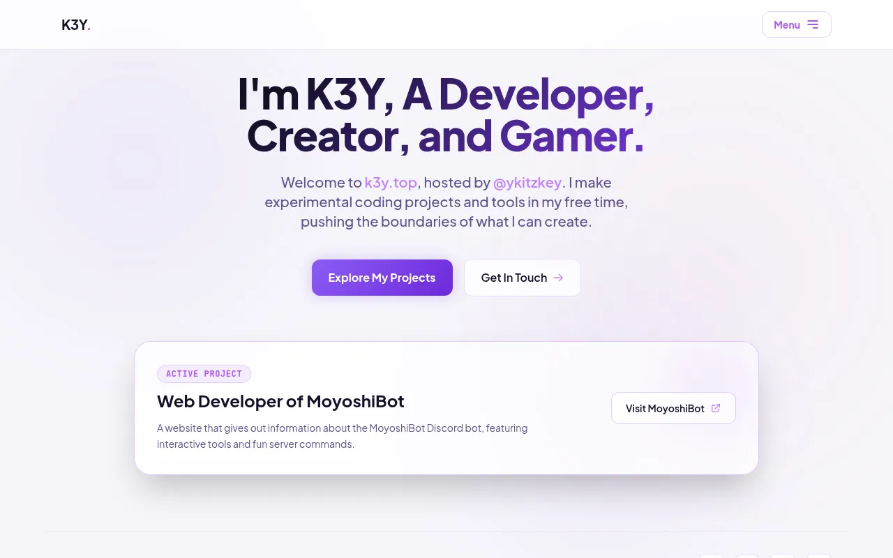 Screenshot of k3y.top