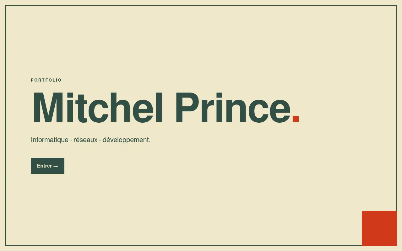 Screenshot of mitchel-prince-portfolio.vercel.app