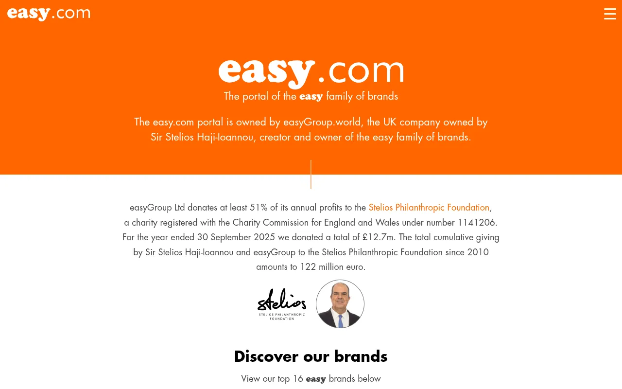 Screenshot of easy.com
