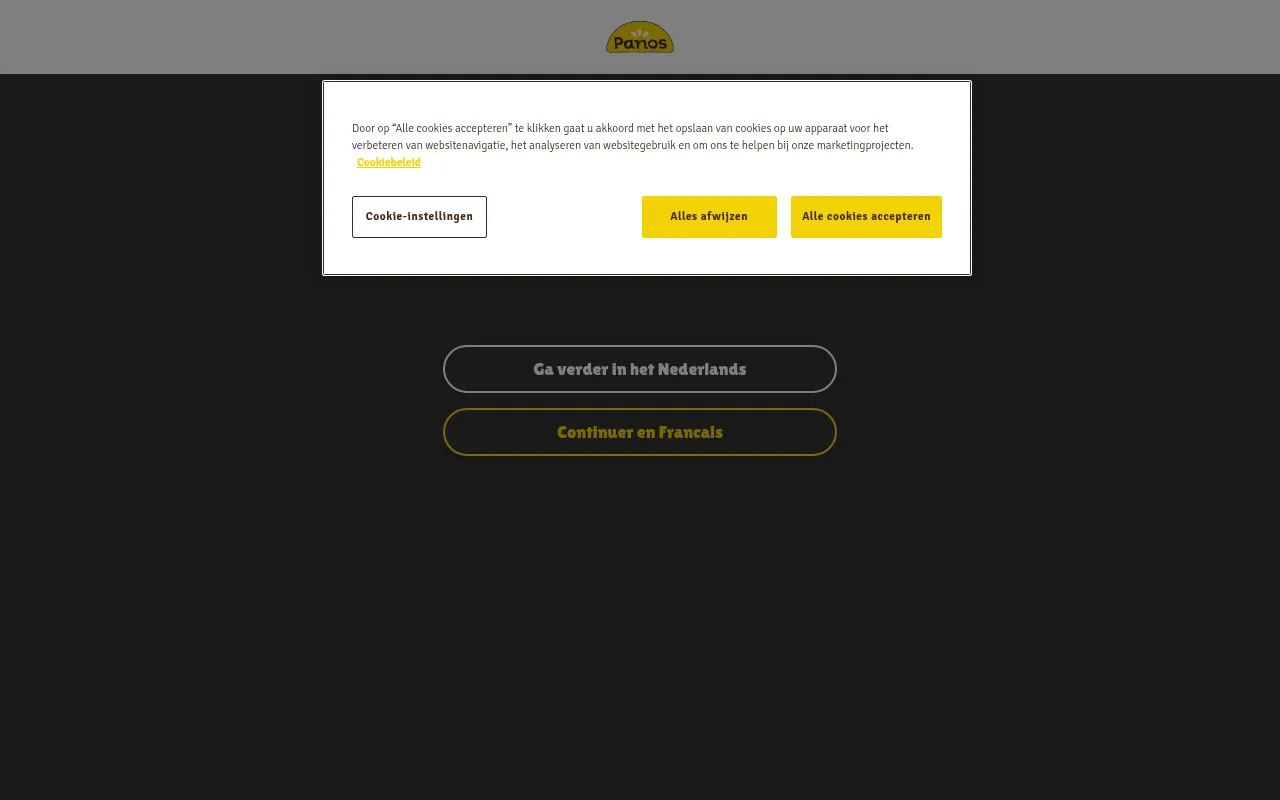Screenshot of panos.be