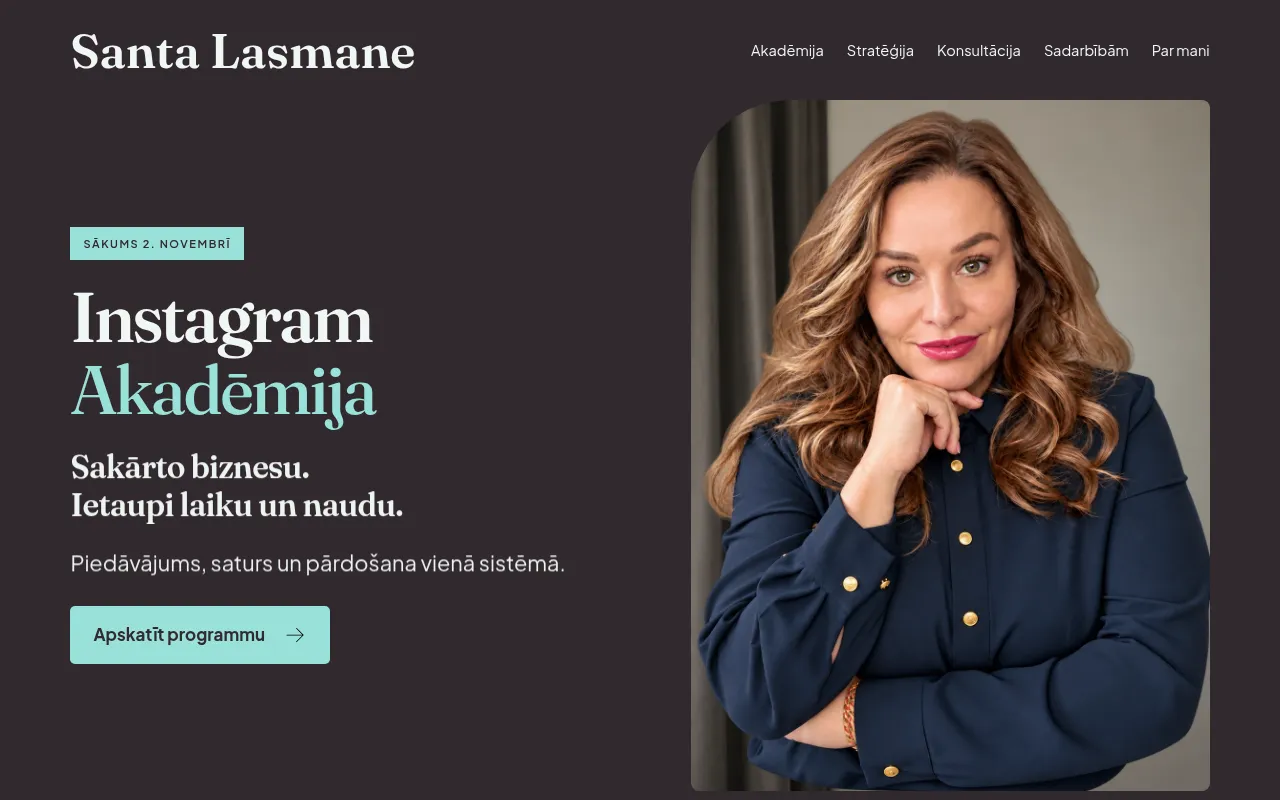 Screenshot of santalasmane.eu