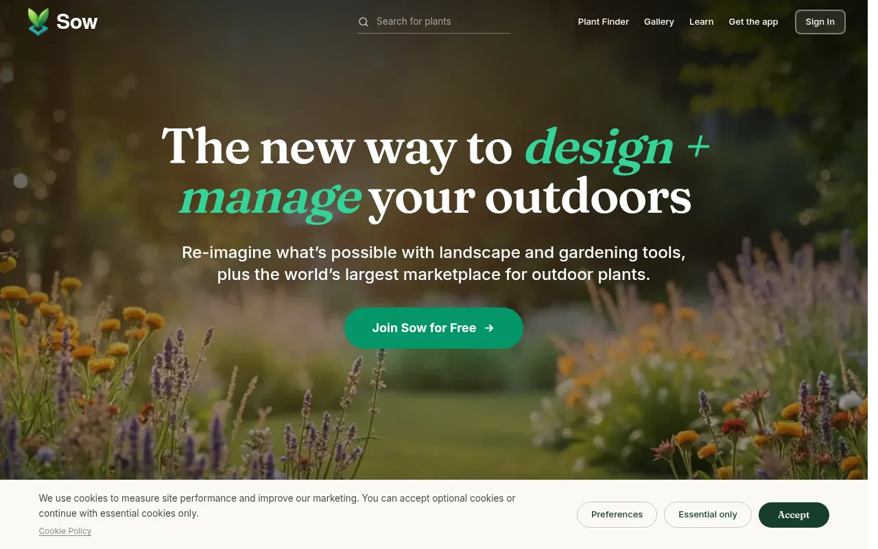 Screenshot of usesow.com