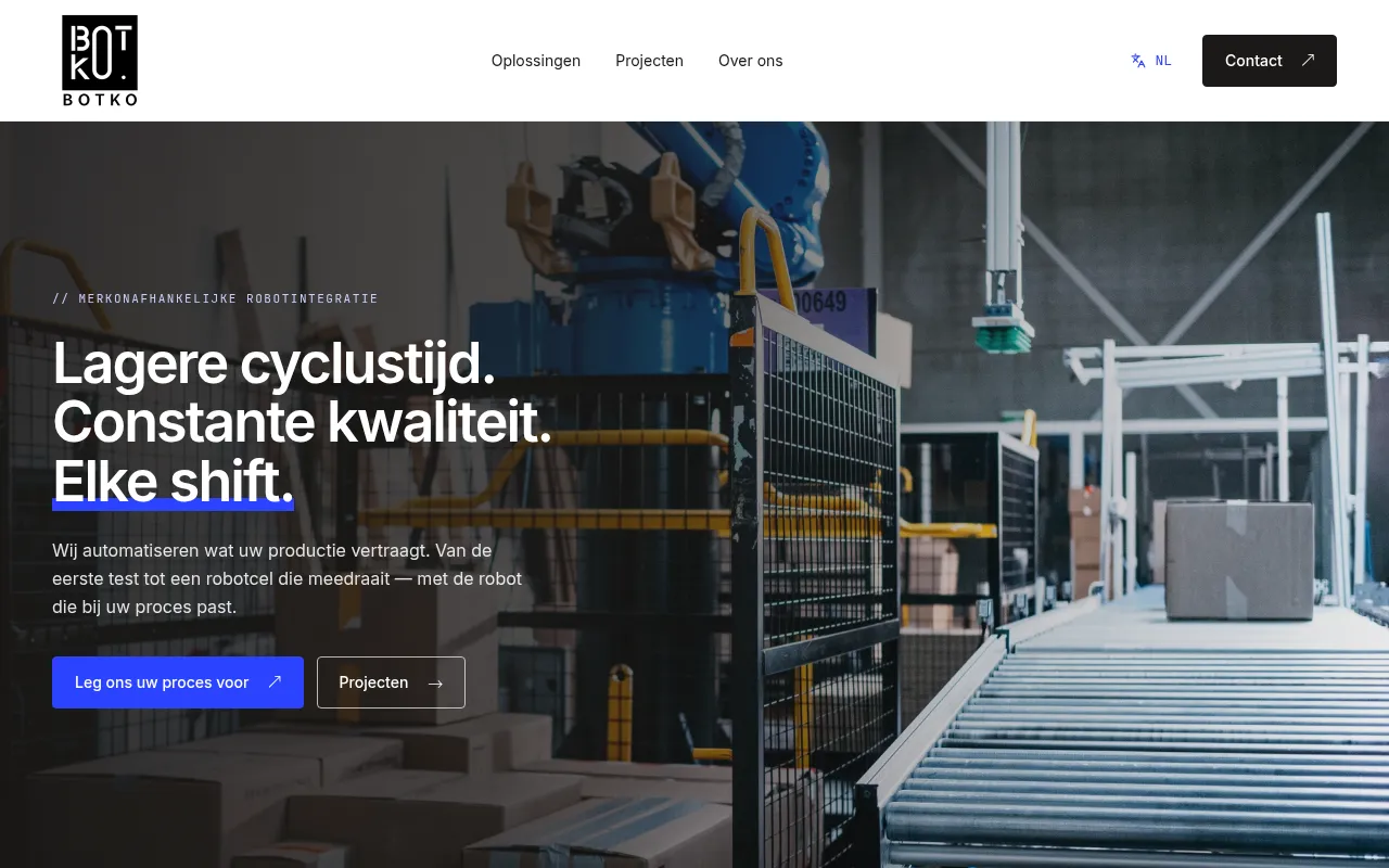Screenshot of botko.be