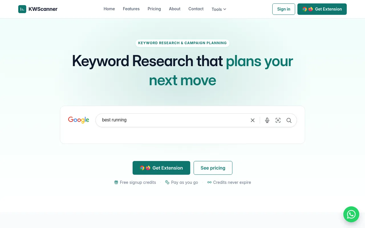 Screenshot of kwscanner.com