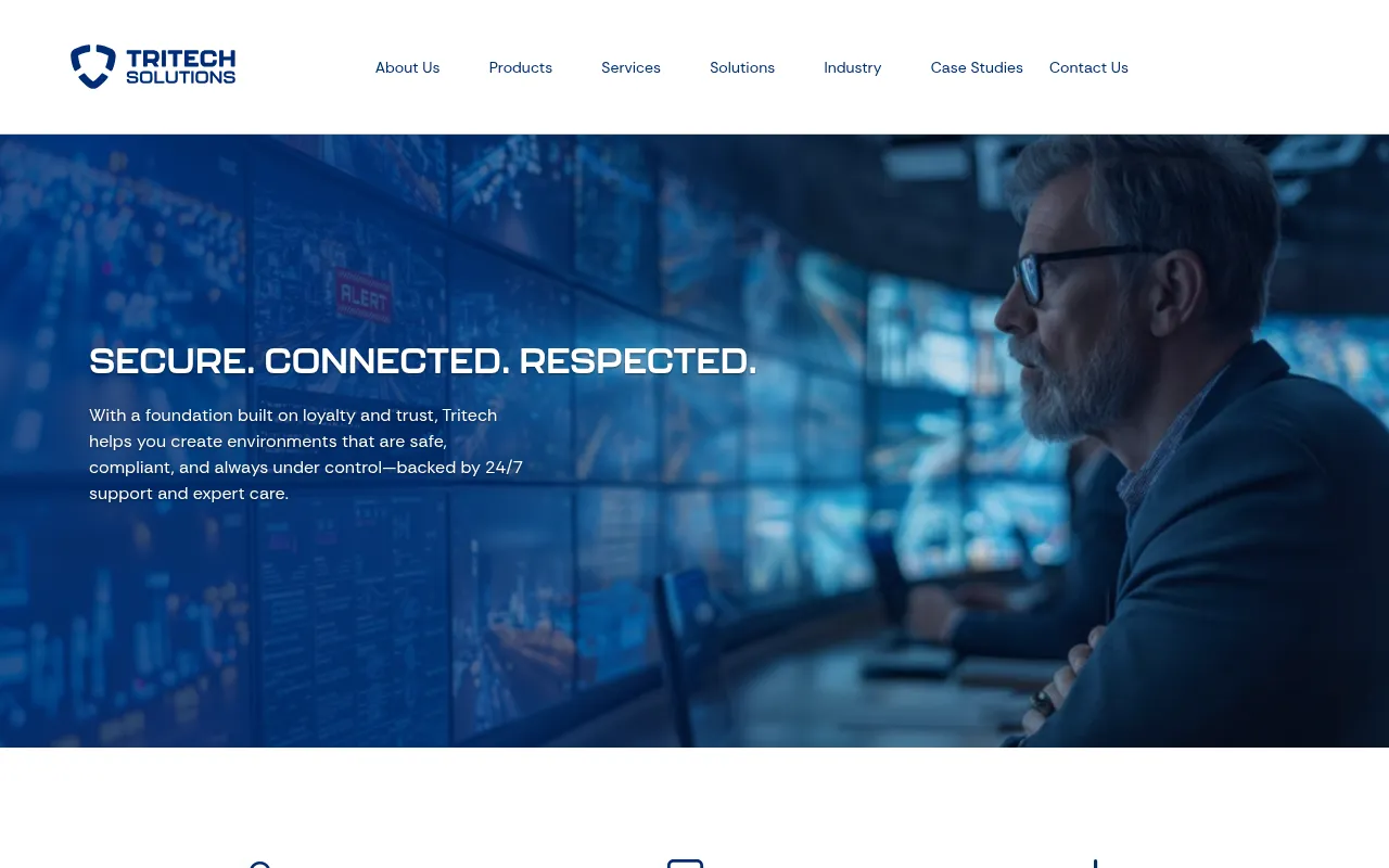 Screenshot of tritechsolutions.com.au