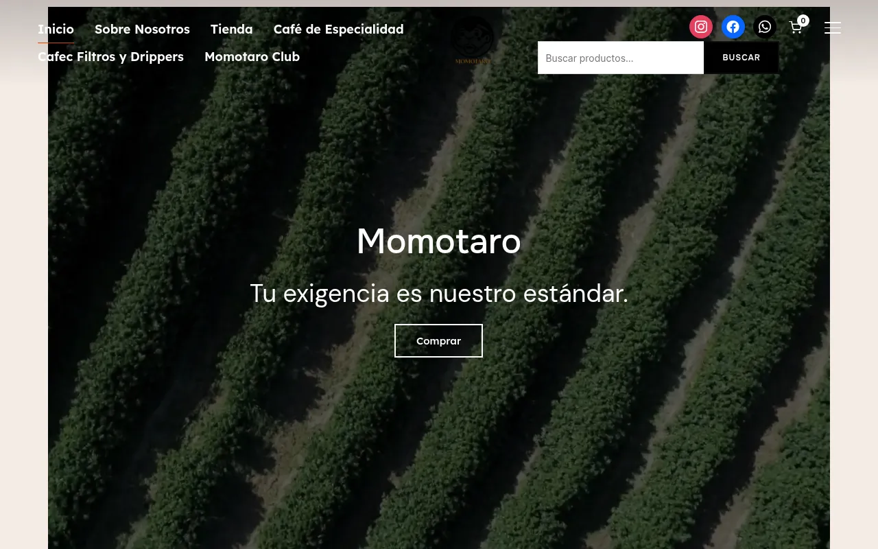 Screenshot of momotaro.com.py