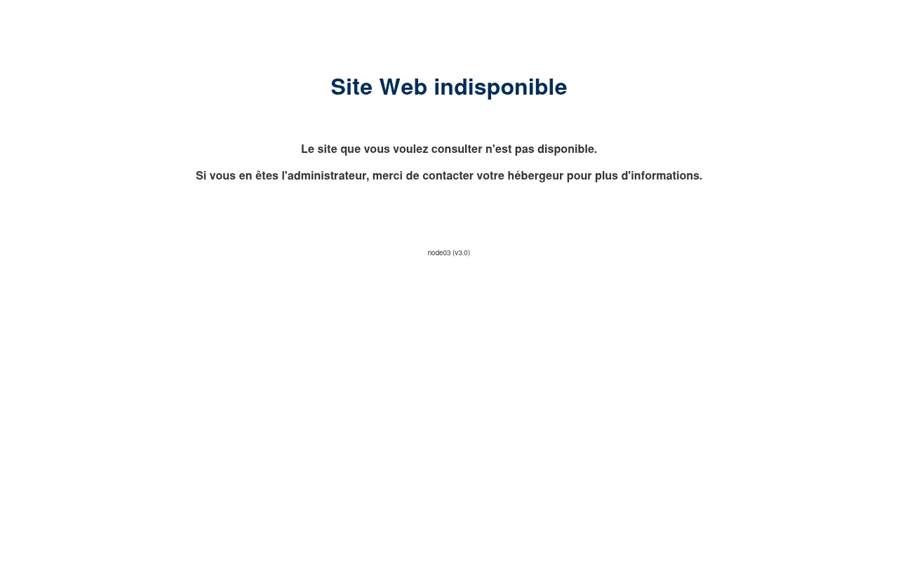 Screenshot of cluster1.easy-hebergement.net