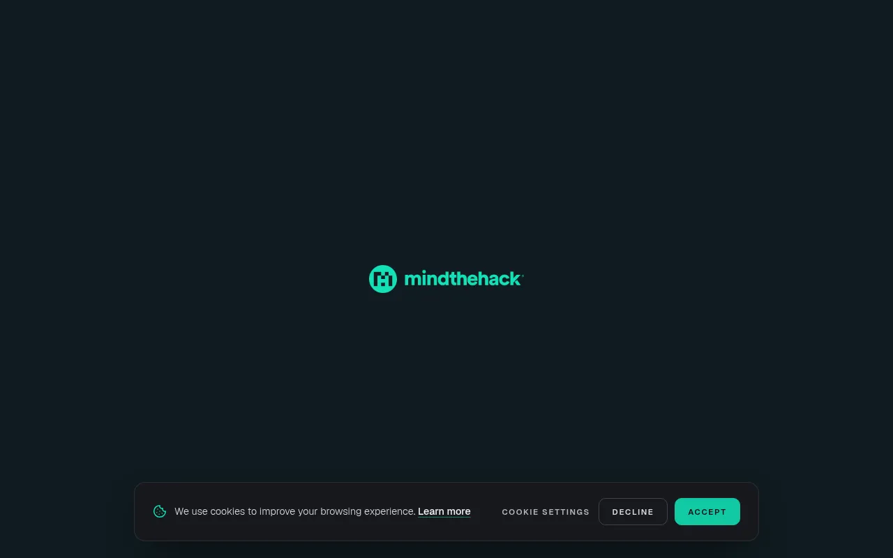 Screenshot of mindthehack.ai