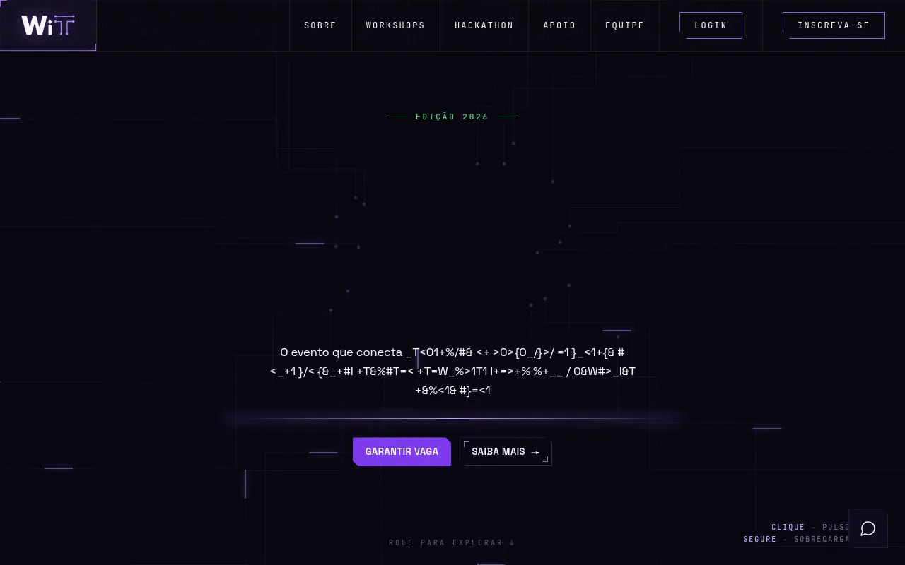 Screenshot of workintech.com.br