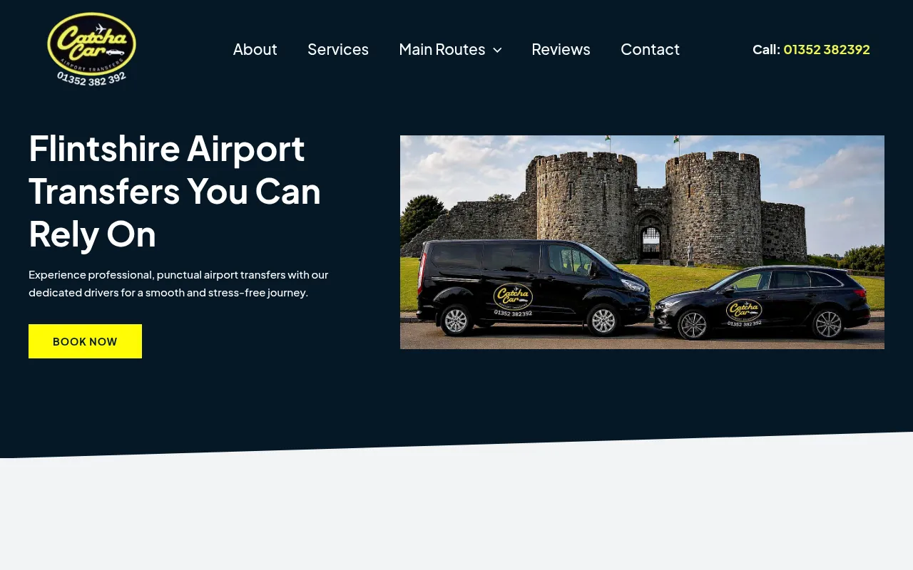 Screenshot of catchacar.uk