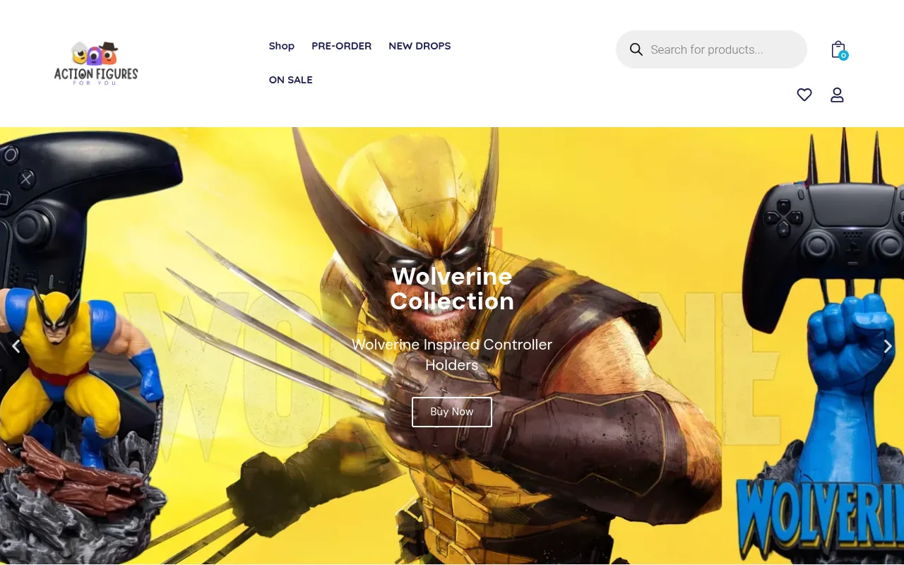 Screenshot of actionfiguresforyou.com