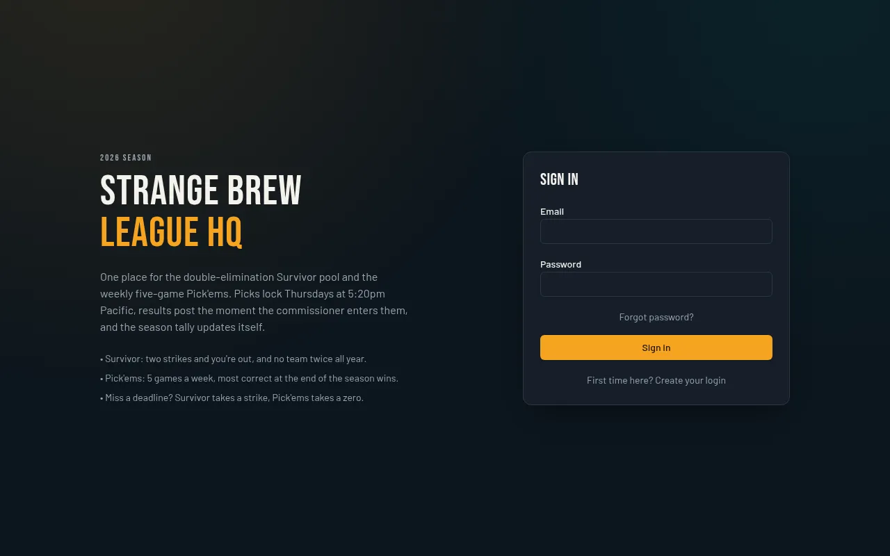 Screenshot of league-savvy-picks.lovable.app