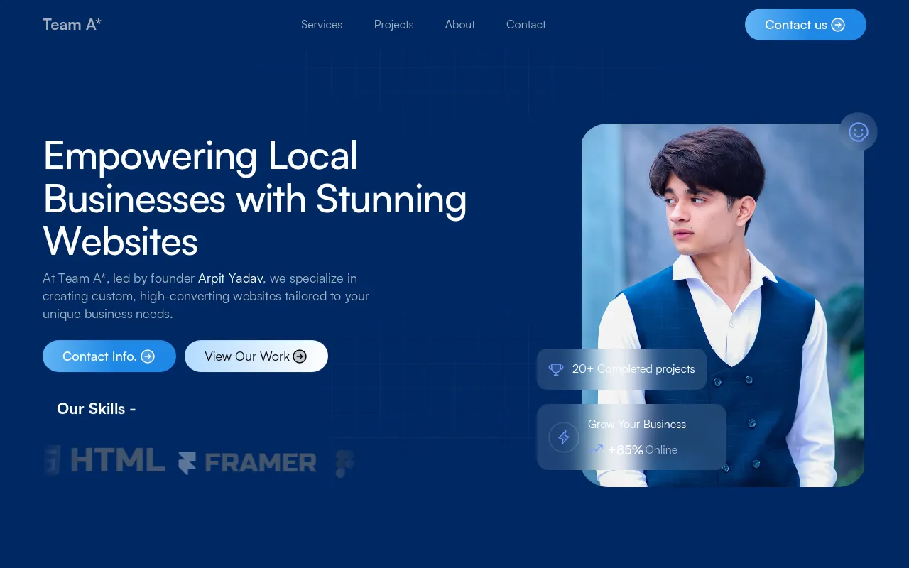 Screenshot of teamastar.netlify.app