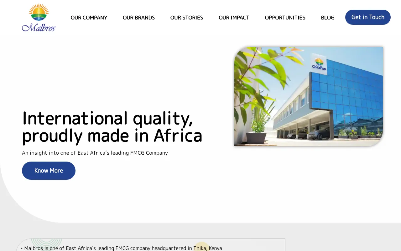 Screenshot of malbros.africa