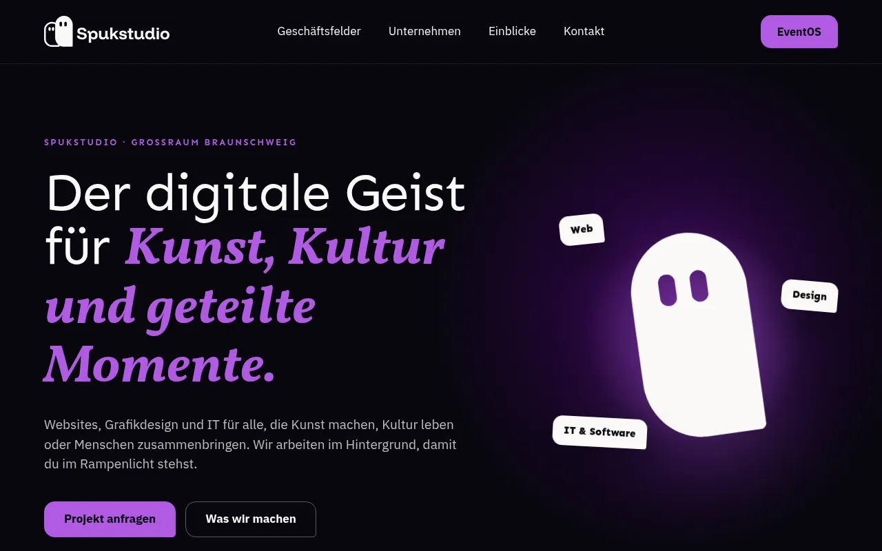 Screenshot of spukstudio.de