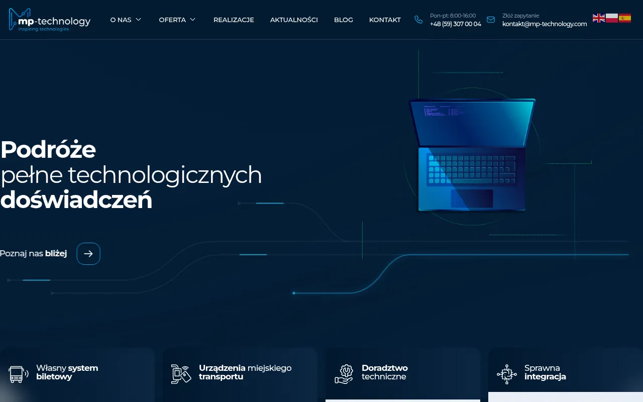 Screenshot of mp-technology.com