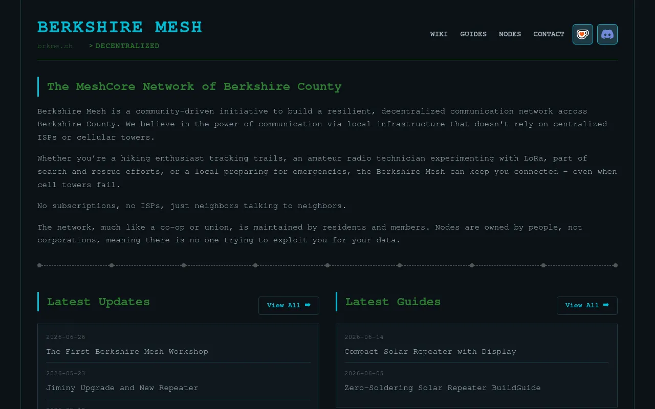 Screenshot of brkme.sh