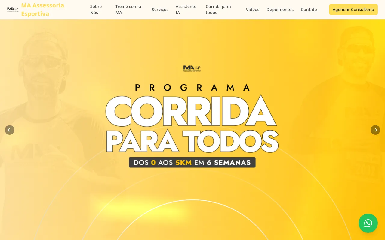 Screenshot of maassessoriaesportiva.com