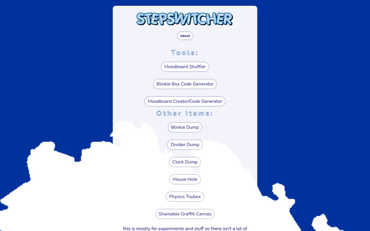 Screenshot of stepswitcher.neocities.org