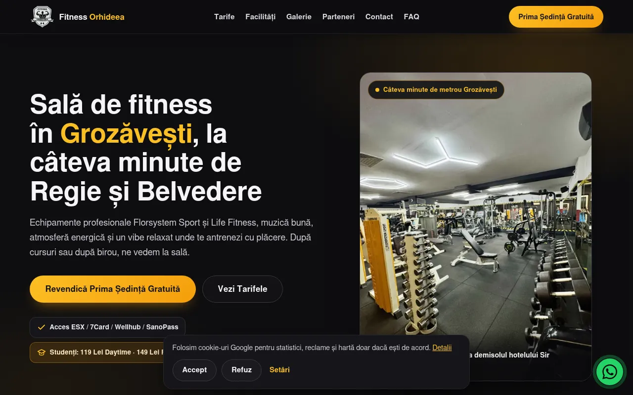 Screenshot of fitness-orhideea.pages.dev