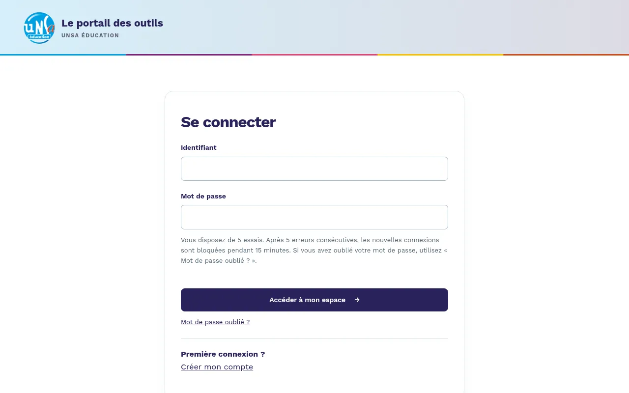 Screenshot of unsa-education2.fr