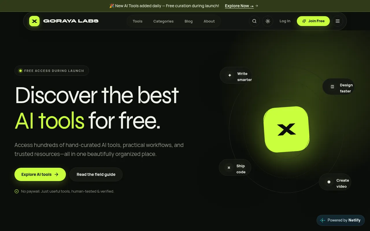 Screenshot of gorayalabs.site