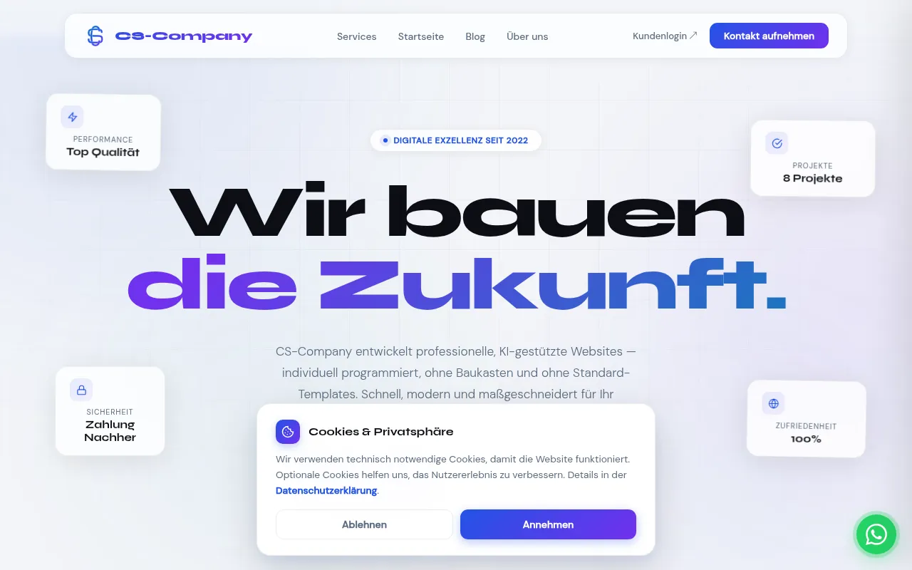 Screenshot of cs-company.eu