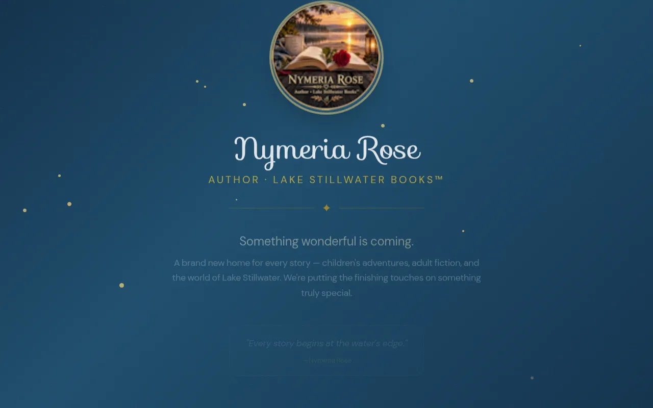 Screenshot of nymeriarosebooks.com