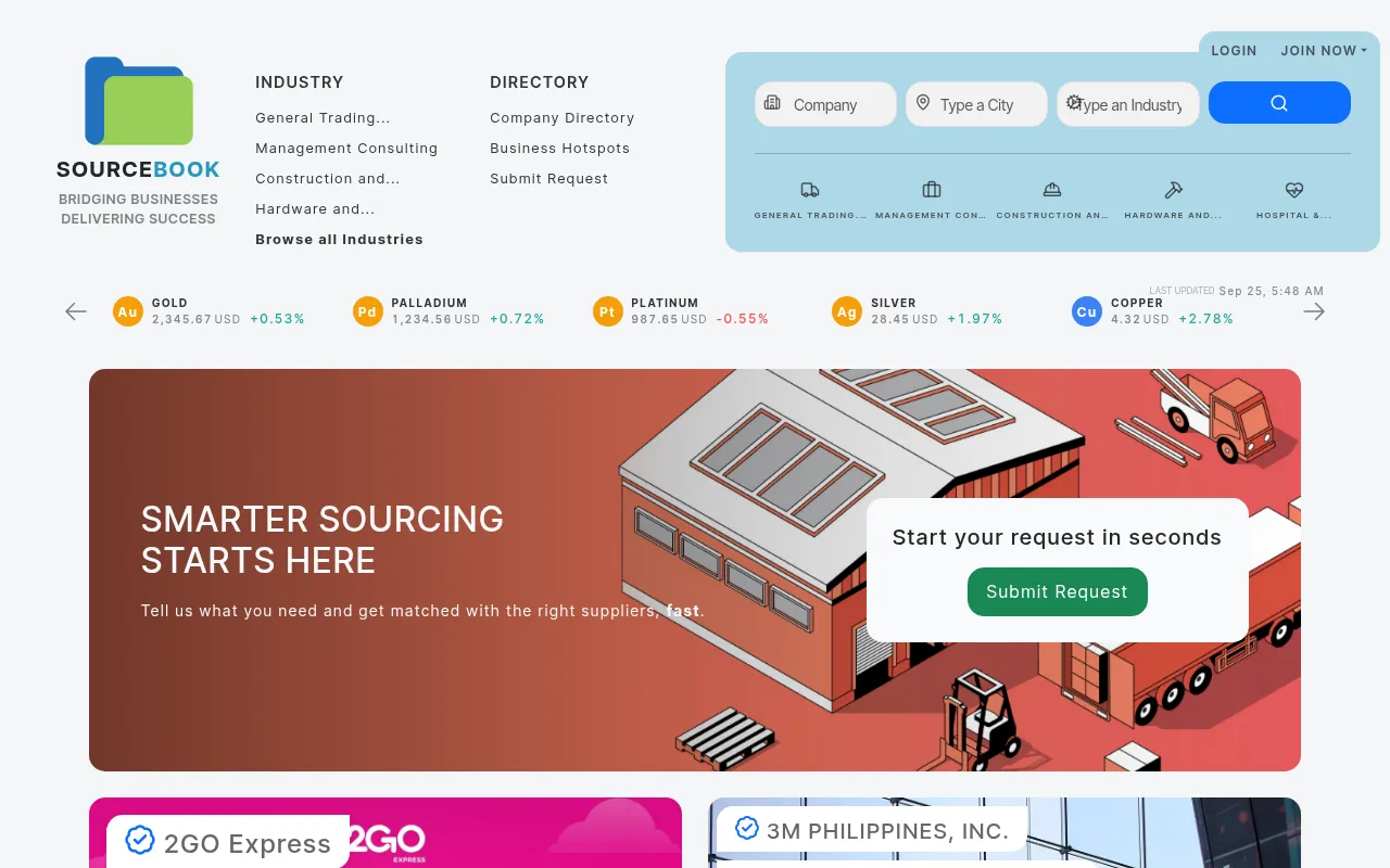 Screenshot of staging.sourcebook.ph