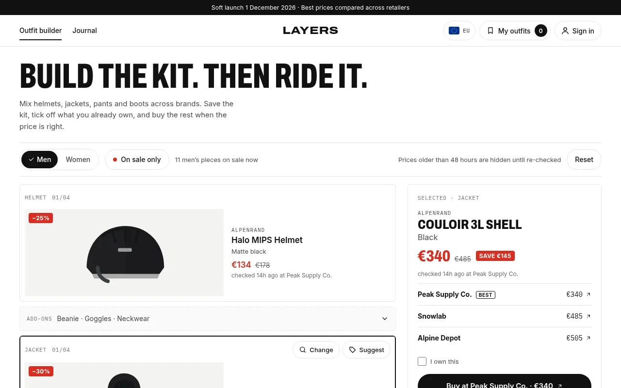 Screenshot of layerskit.com