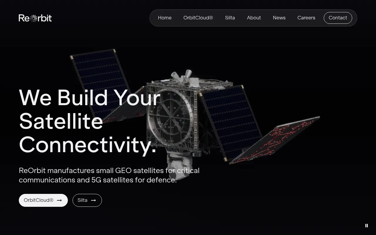Screenshot of reorbit.space