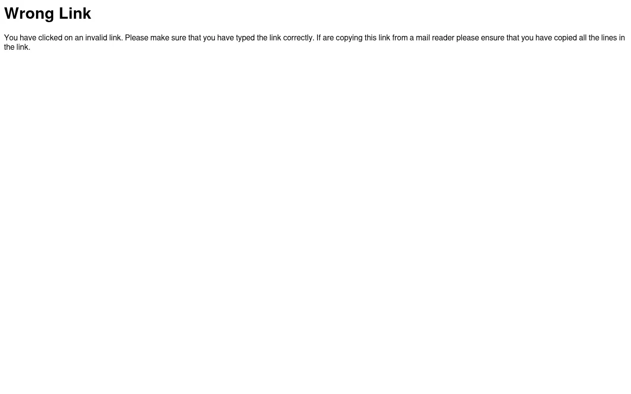 Screenshot of email-link.parentsquare.com