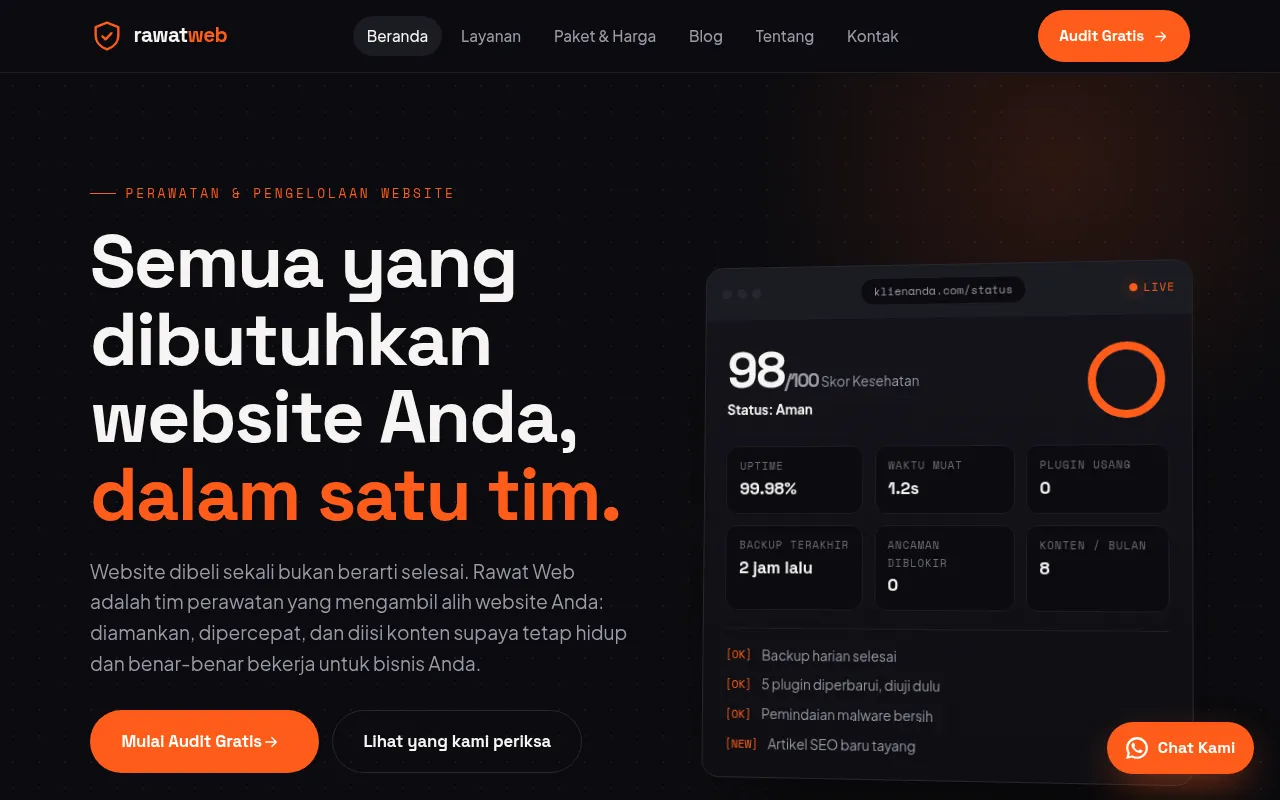 Screenshot of rawatweb.biz.id