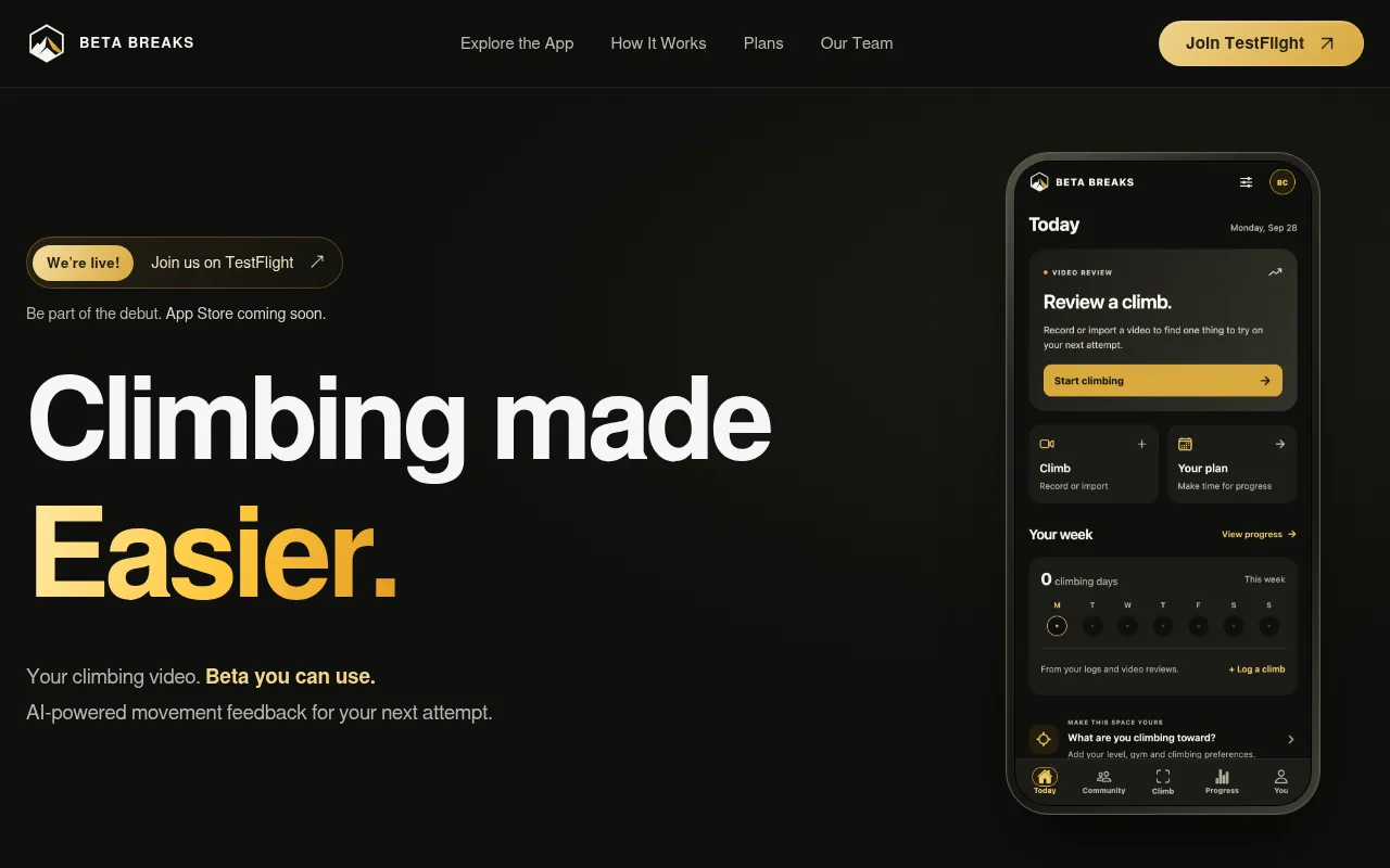 Screenshot of betabreaks.org