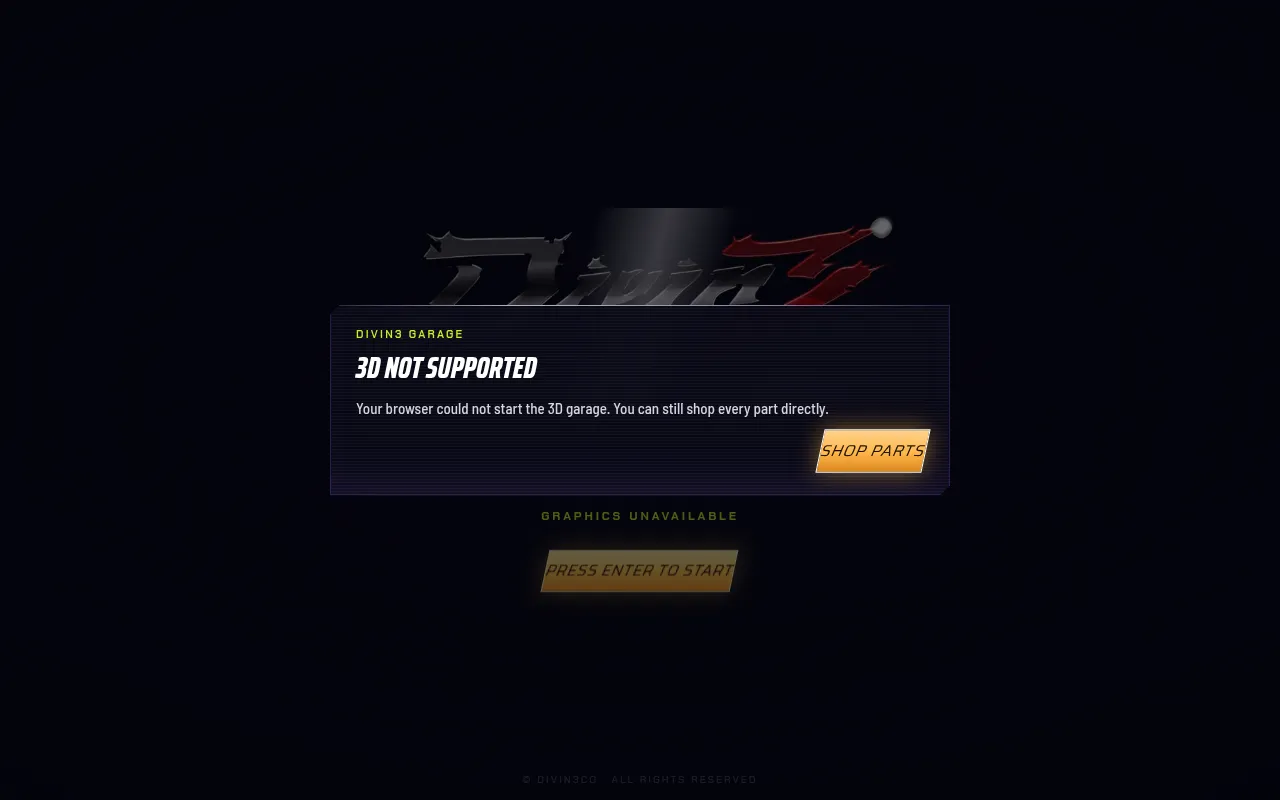 Screenshot of divin3.co