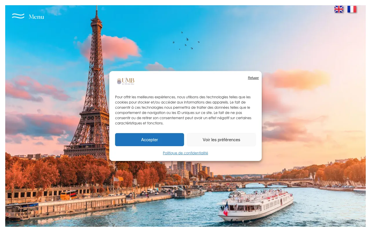 Screenshot of umb-dmc.fr