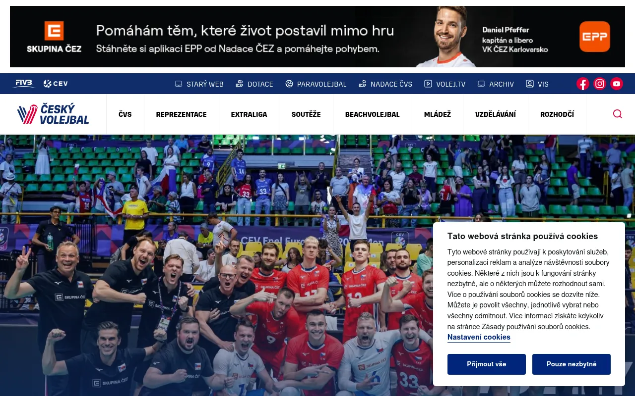Screenshot of cvf.cz