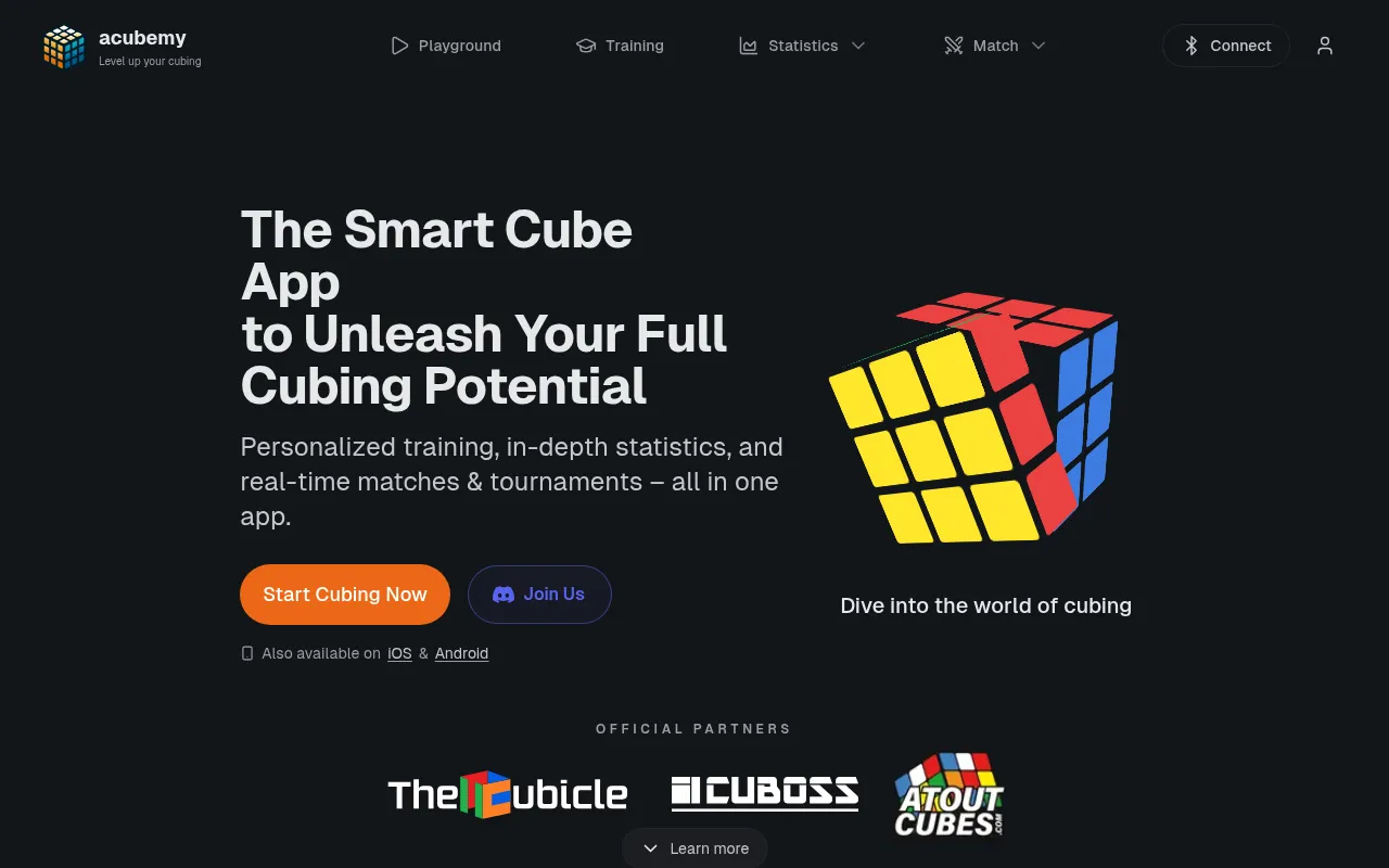 Screenshot of acubemy.com