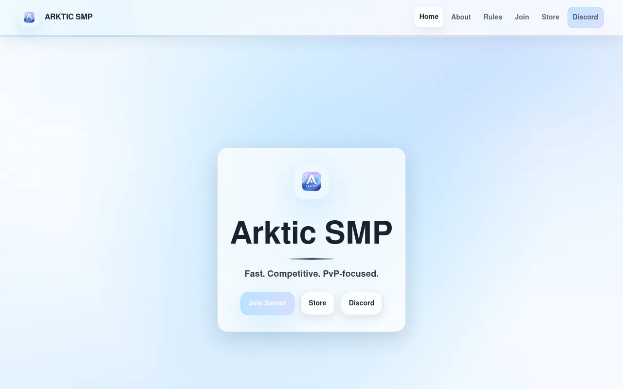 Screenshot of arktic.top