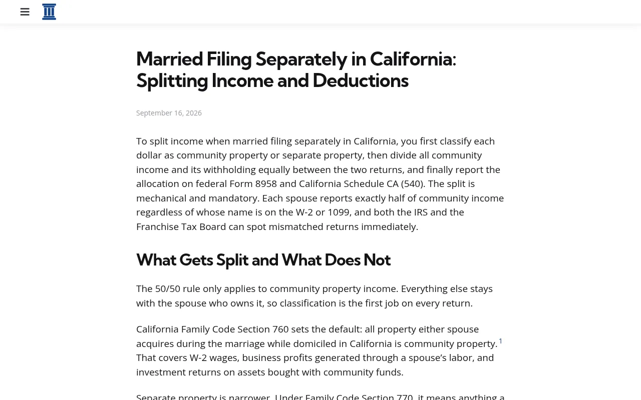 Screenshot of stateslaws.com