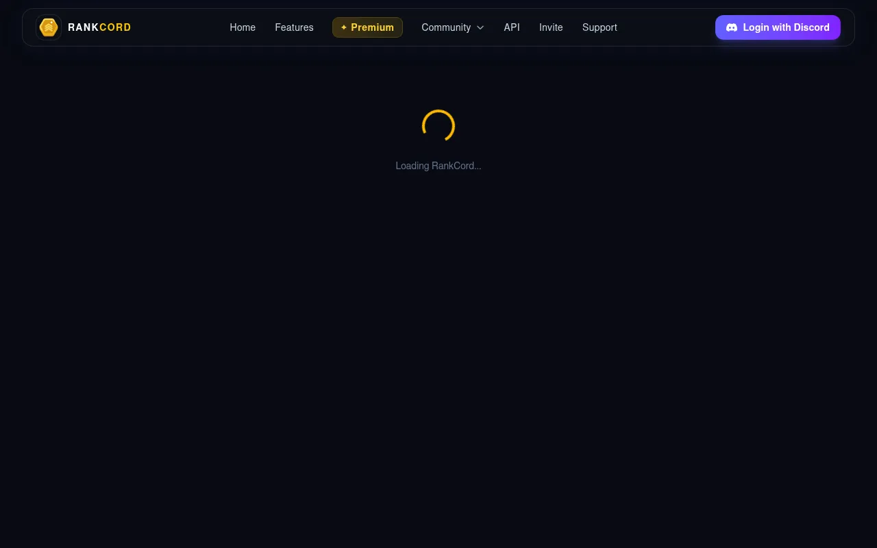 Screenshot of rankcord.com